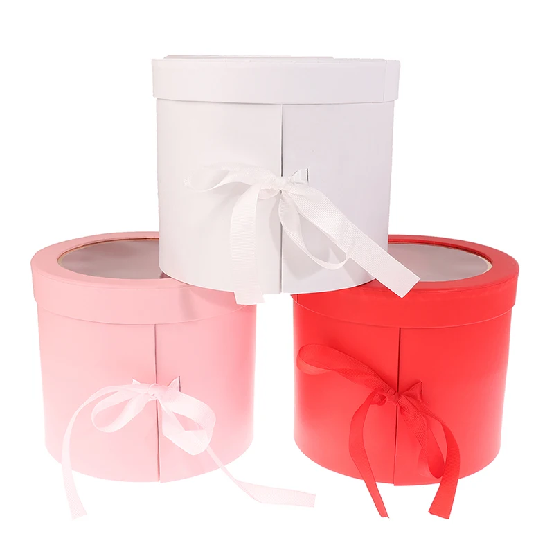 1PC Double Layer Rotating Gift Boxes New Round Velvet Soap Flower Gift Boxes Transparent Window Valentine's Day Cardboard Box
1PC Double Layer Rotating Gift Boxes New Round Velvet Soap Flower Gift Boxes Transparent Window Valentine's Day Cardboard Box