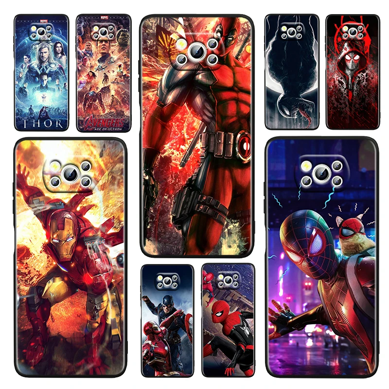 Marvel Avengers Iron Man For Xiaomi Poco M4 X3 F3 GT NFC M3 C3 M2 F2 F1 X2 Pro Mi Mix3 Soft Silicone Black Phone Case Coque Capa
Marvel Avengers Iron Man For Xiaomi Poco M4 X3 F3 GT NFC M3 C3 M2 F2 F1 X2 Pro Mi Mix3 Soft Silicone Black Phone Case Coque Capa