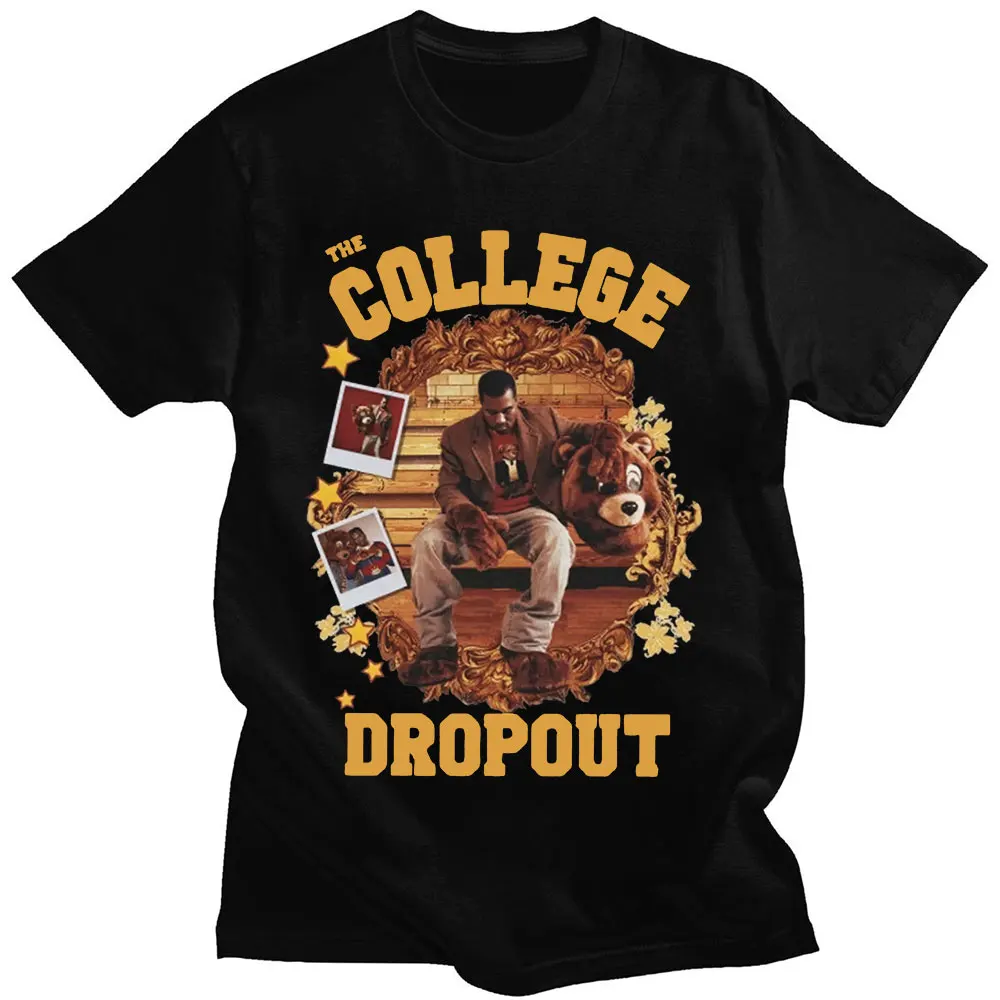 Kanye West College Dropout Music Album Print T-shirt Men Short Sleeve Casual T Shirts Streetwear Plus Size Clothing Euro Size
Kanye West College Dropout Music Album Print T-shirt Men Short Sleeve Casual T Shirts Streetwear Plus Size Clothing Euro Size