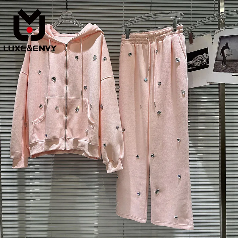 Роскошная Новая нишевая Повседневная Толстовка люкс & ENVY в стиле интернет-знаменитостей, украшенная бисером, с капюшоном и длинными брюками, осень 2023
Роскошная Новая нишевая Повседневная Толстовка люкс & ENVY в стиле интернет-знаменитостей, украшенная бисером, с капюшоном и длинными брюками, осень 2023