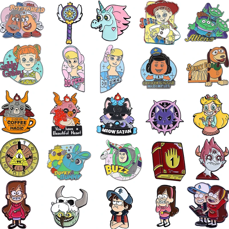 Cartoon Adventure Animation Funny Girl Brooch Bull Head Unicorn Cute Pin Kids Creative Badge Jacket Backpack Fashion Accessories
Cartoon Adventure Animation Funny Girl Brooch Bull Head Unicorn Cute Pin Kids Creative Badge Jacket Backpack Fashion Accessories