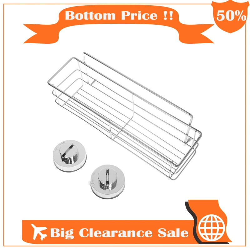 Wall Mounted Bathroom Shelf Suction Basket Storage Holder Nail-free Hanging Organizer
Wall Mounted Bathroom Shelf Suction Basket Storage Holder Nail-free Hanging Organizer