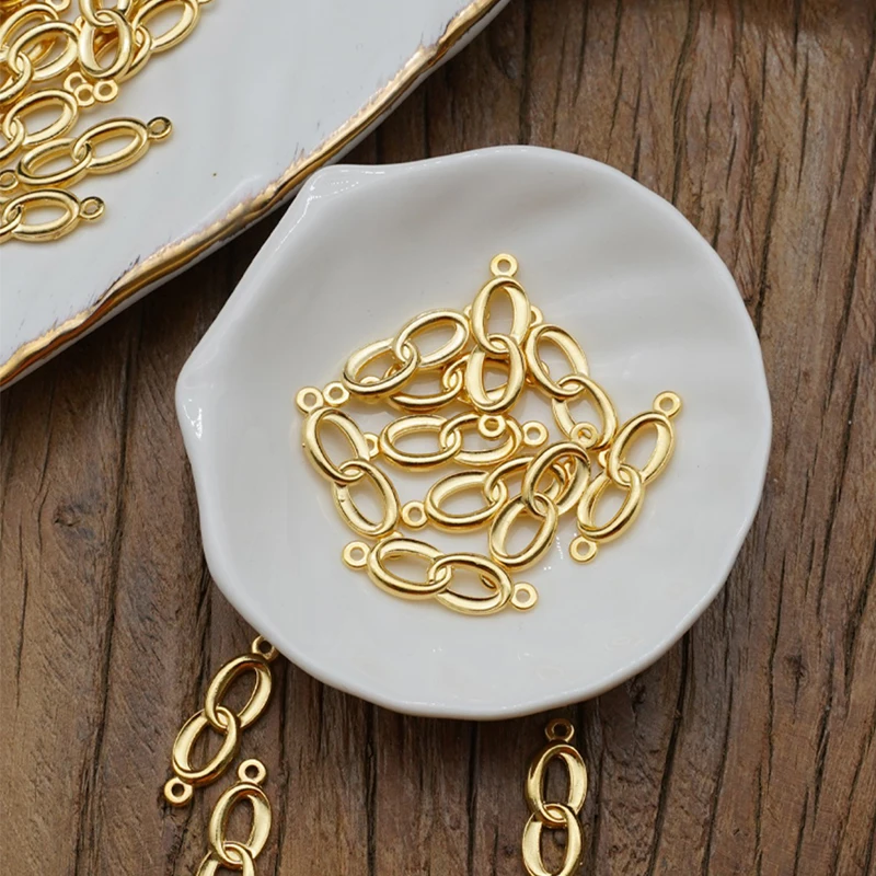 Double Hole Circle Ring Gold Plated Charm Conectors for Jewelry Making Supplies Wholesale Necklace Bracelet DIY Chain Buckles
Double Hole Circle Ring Gold Plated Charm Conectors for Jewelry Making Supplies Wholesale Necklace Bracelet DIY Chain Buckles