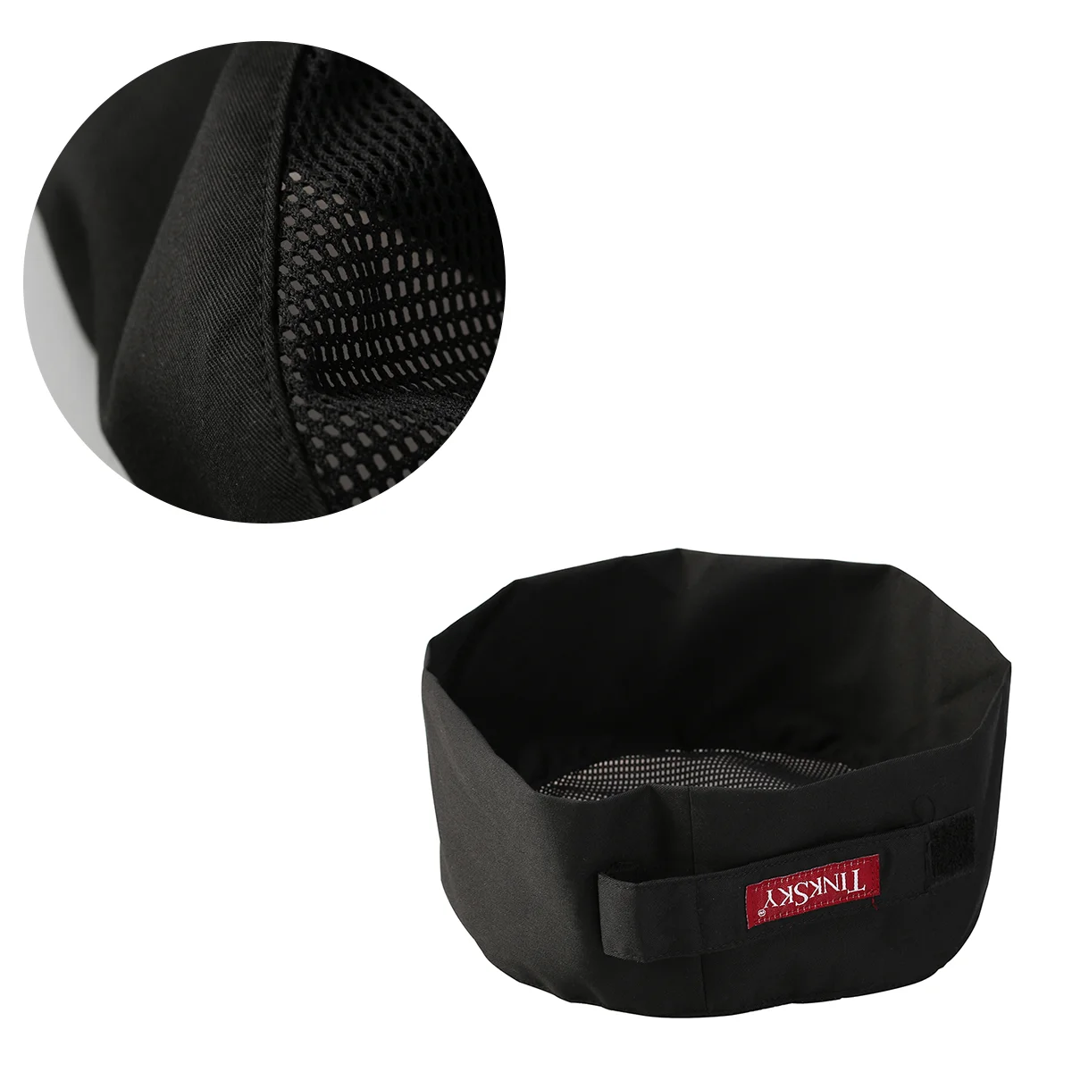 TINKSKY Breathable Mesh Professional Catering Chefs Hat with Adjustable Strap - One Size (Black)
TINKSKY Breathable Mesh Professional Catering Chefs Hat with Adjustable Strap - One Size (Black)