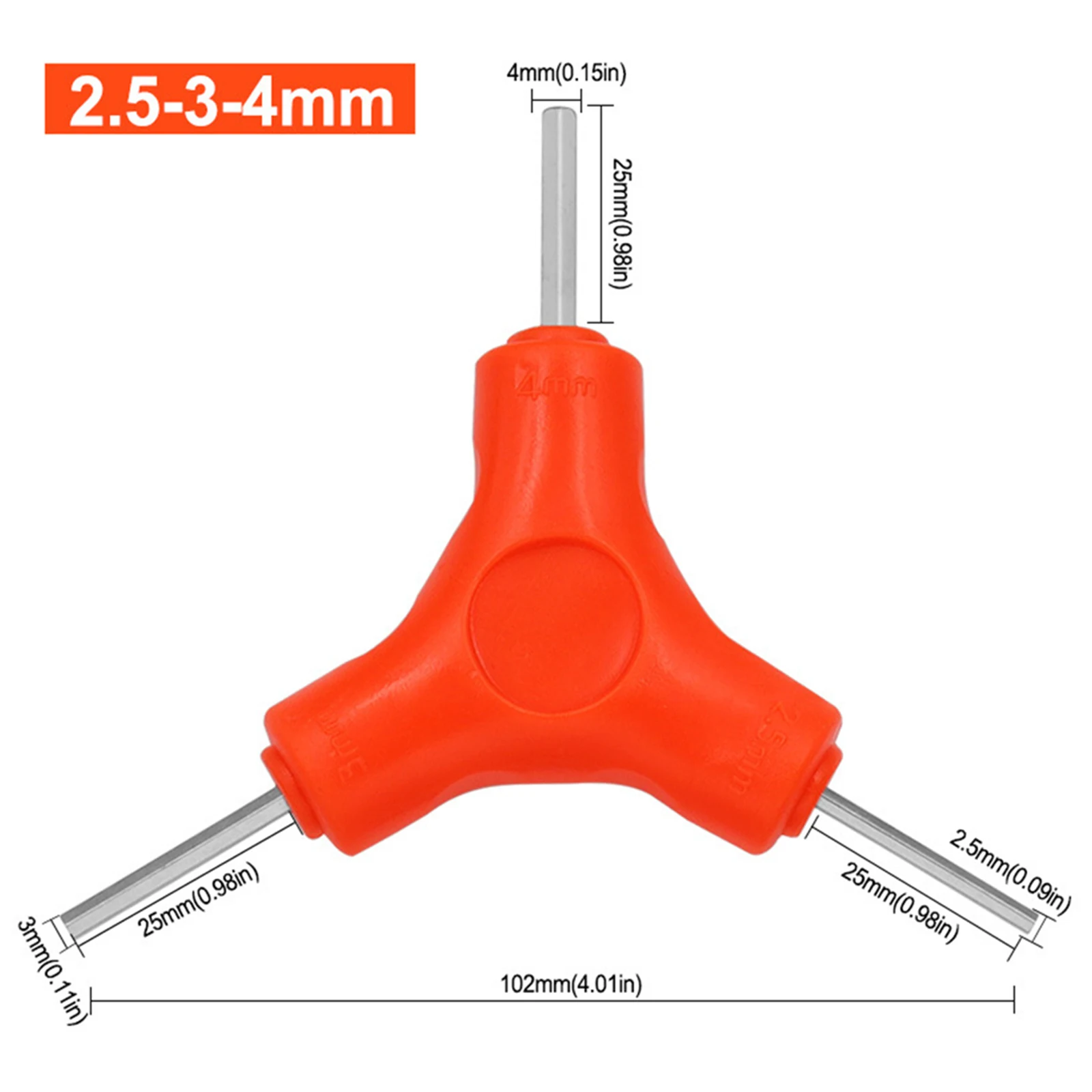 Practical Trigeminal Hex Key 2.5/3/4/5/6/8mm Anti-slip Bicycle Maintenance Tools Chrome Vanadium Steel Hand Tools
Practical Trigeminal Hex Key 2.5/3/4/5/6/8mm Anti-slip Bicycle Maintenance Tools Chrome Vanadium Steel Hand Tools