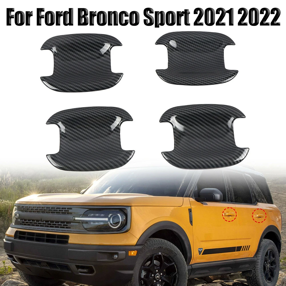 Высококачественный АБС-пластик для Ford Bronco Sport 2021 2022, наружная дверная ручка из углеродного волокна, крышка чаши, 4 шт.
Высококачественный АБС-пластик для Ford Bronco Sport 2021 2022, наружная дверная ручка из углеродного волокна, крышка чаши, 4 шт.