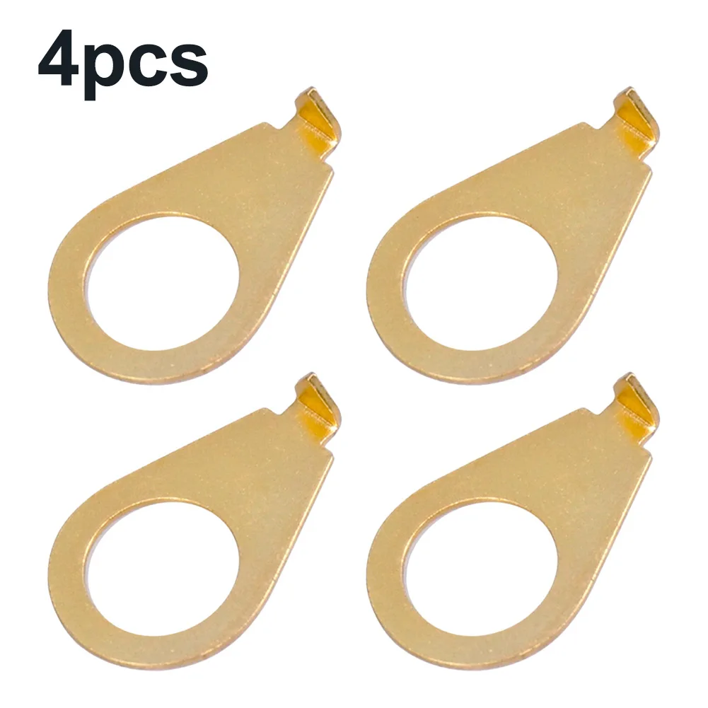 4pcs Guitar Knobs Pointer Potentiometer Plates Cap Scale Indicator Spacer 22*14.2mm 9.7mm 0.5mm Metal Guitar Parts Accessories
4pcs Guitar Knobs Pointer Potentiometer Plates Cap Scale Indicator Spacer 22*14.2mm 9.7mm 0.5mm Metal Guitar Parts Accessories