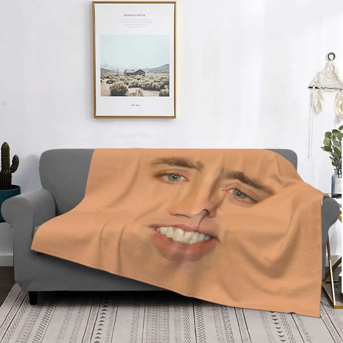 Sofa Decoration Nicolas Cage Full Face Blanket Christmas Gifts Comfortable Micro Flannel Fleece Blanket Throw
Sofa Decoration Nicolas Cage Full Face Blanket Christmas Gifts Comfortable Micro Flannel Fleece Blanket Throw