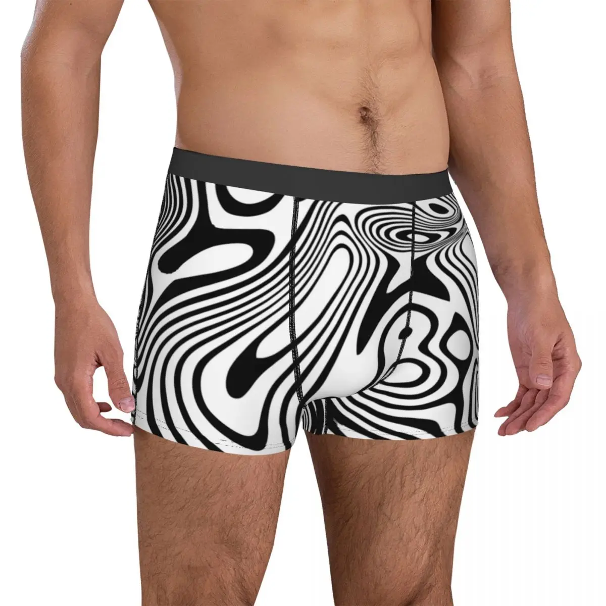 Черно-белое Мраморное нижнее белье, визуальные контрастные полосатые абстрактные шорты-боксеры, шорты-боксеры на заказ, эластичные трусы
Черно-белое Мраморное нижнее белье, визуальные контрастные полосатые абстрактные шорты-боксеры, шорты-боксеры на заказ, эластичные трусы