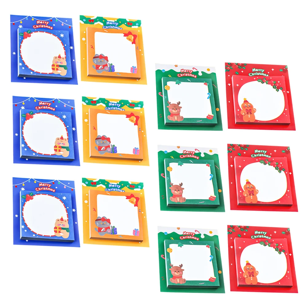 Christmas Note Stickers Kawaii Cartoon Adhesive Notepad Memo Pad School Office Stationery Supplies
Christmas Note Stickers Kawaii Cartoon Adhesive Notepad Memo Pad School Office Stationery Supplies