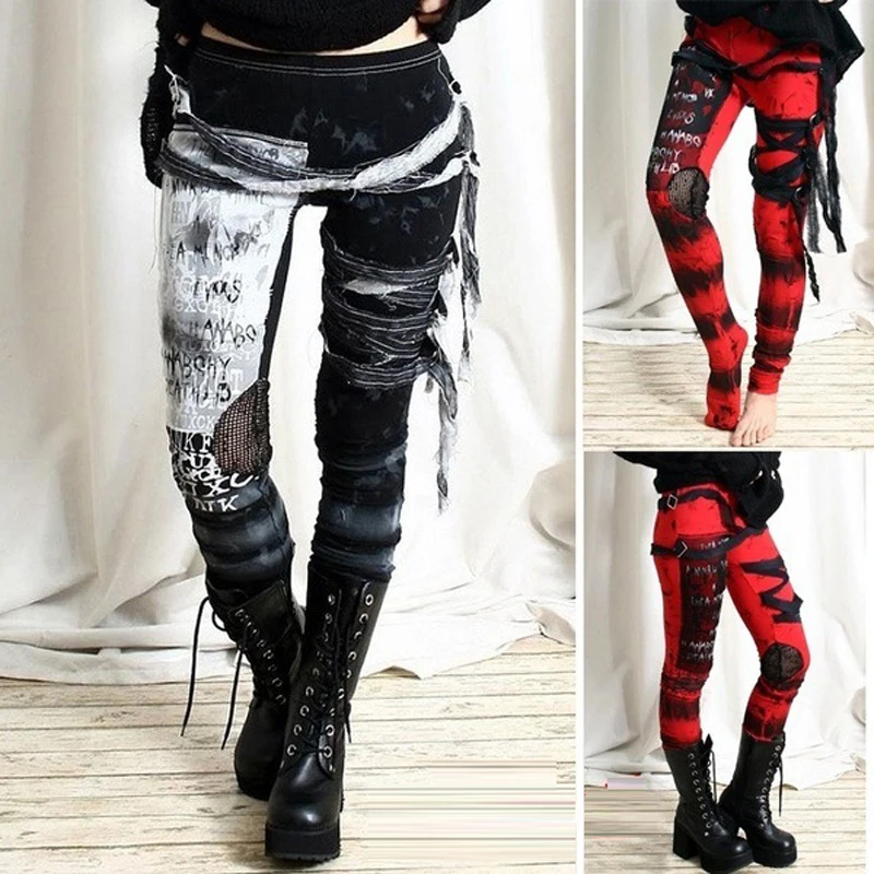 QNPQYX Women's Gothic Distressed Punk Tie Dye Tights Pant Hot Sale Cool Ultra Gathered Pants Gothic Rocker Pantalon Femme Hiver
QNPQYX Women's Gothic Distressed Punk Tie Dye Tights Pant Hot Sale Cool Ultra Gathered Pants Gothic Rocker Pantalon Femme Hiver