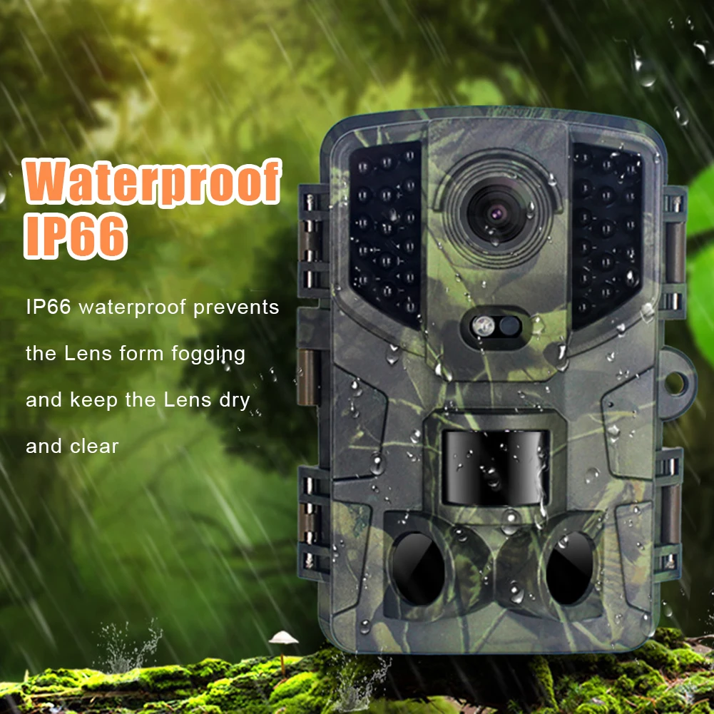PR800 Hunting Trail Camera 20MP 1080P HD Infrared Night Vision Motion Activated Surveillance Trap Camera IP66 Waterproof
PR800 Hunting Trail Camera 20MP 1080P HD Infrared Night Vision Motion Activated Surveillance Trap Camera IP66 Waterproof