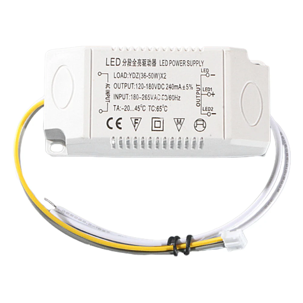 LED Driver Electronic Transformer External Power Supply 12-24W/24-36W /36-50W Constant Current For Ceiling Light Accessories
LED Driver Electronic Transformer External Power Supply 12-24W/24-36W /36-50W Constant Current For Ceiling Light Accessories