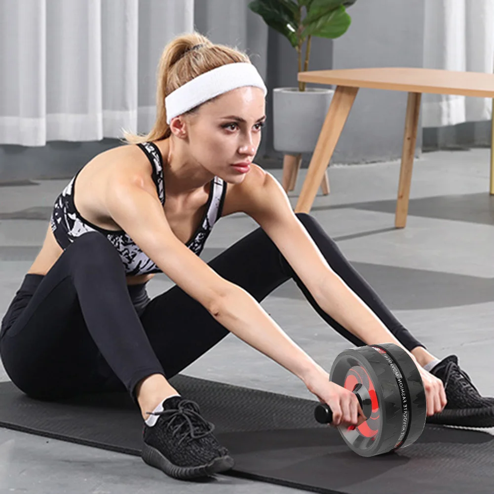 Non-slip Home Fitness Abdominal Wheel with Mat Muscle Strength Trainer Ab Roller for Effective Working-out Accessories 
Non-slip Home Fitness Abdominal Wheel with Mat Muscle Strength Trainer Ab Roller for Effective Working-out Accessories
