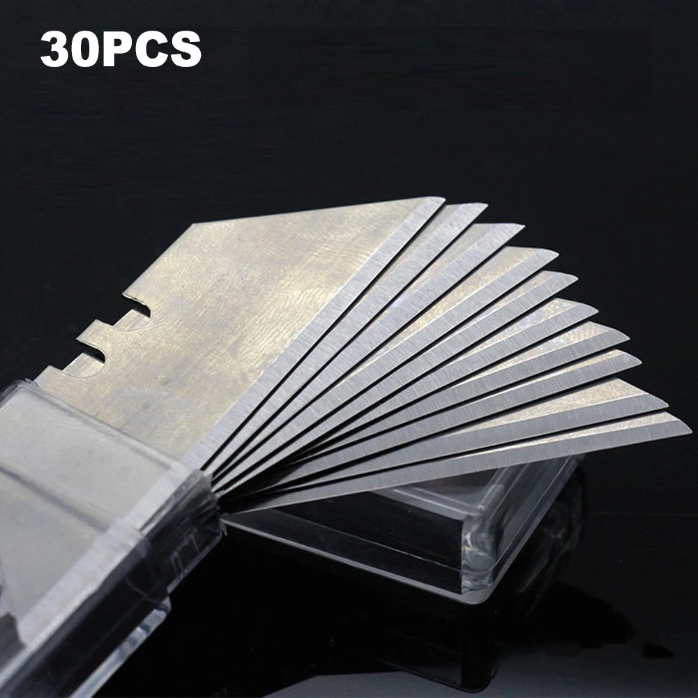 Blade Trapezoidal Blade Cutting Tools Home Decoration Office Supplies Paper Plywood 0.6mm Thickness 2.36×0.7 Inch 30 Pcs Set
Blade Trapezoidal Blade Cutting Tools Home Decoration Office Supplies Paper Plywood 0.6mm Thickness 2.36×0.7 Inch 30 Pcs Set