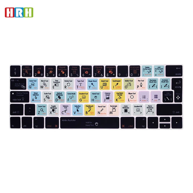 Чехол HRH для клавиатуры с горячей клавишей MacBook Pro New 13 &quotPro сенсорной панелью A2159