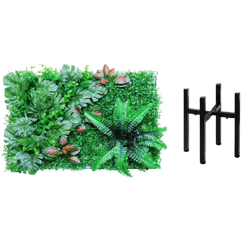 Artificial Green Plant Mats Hedges,Greenery Wall Backdrop & Metal Plant Stand Indoor With Adjustable
Artificial Green Plant Mats Hedges,Greenery Wall Backdrop & Metal Plant Stand Indoor With Adjustable