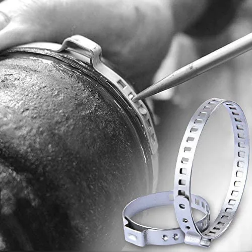 24Pcs Universal Stainless Steel Axle CV Joint Boot Crimp Clamp Kit Driveshaft CV Boot Clamp 25- 50mm Adjustable
24Pcs Universal Stainless Steel Axle CV Joint Boot Crimp Clamp Kit Driveshaft CV Boot Clamp 25- 50mm Adjustable