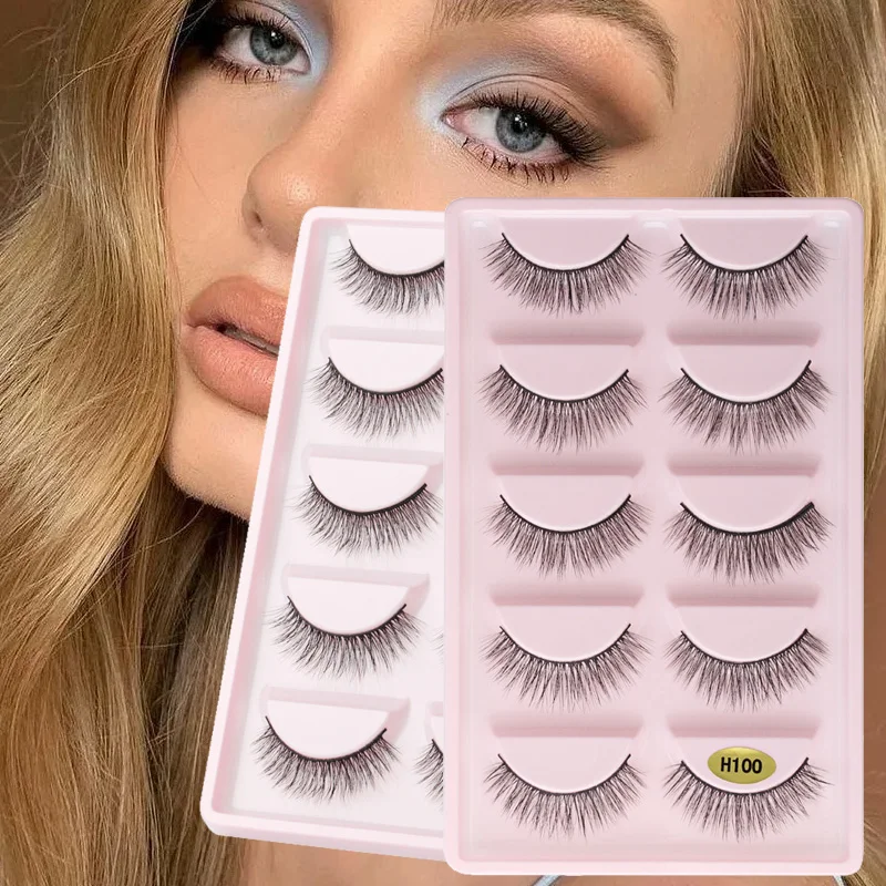 5Pairs False Eyelashes 3D Super Fluffy Wispy Faux Mink Eyelashes Cat/Fox Eye Effect Dramatic Lashes Eyelash Extension Makeup New 
5Pairs False Eyelashes 3D Super Fluffy Wispy Faux Mink Eyelashes Cat/Fox Eye Effect Dramatic Lashes Eyelash Extension Makeup New