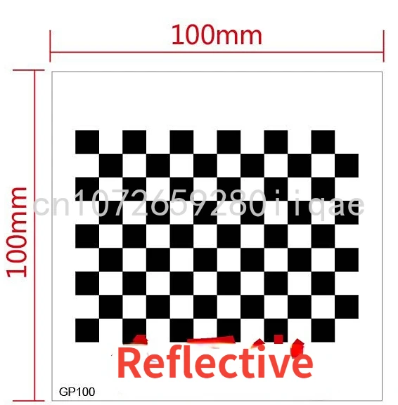 

Film Reticle Thickness 0.1mm Optical Calibration Board, High Precision, Machine Vision, 12*9 Grid Series
