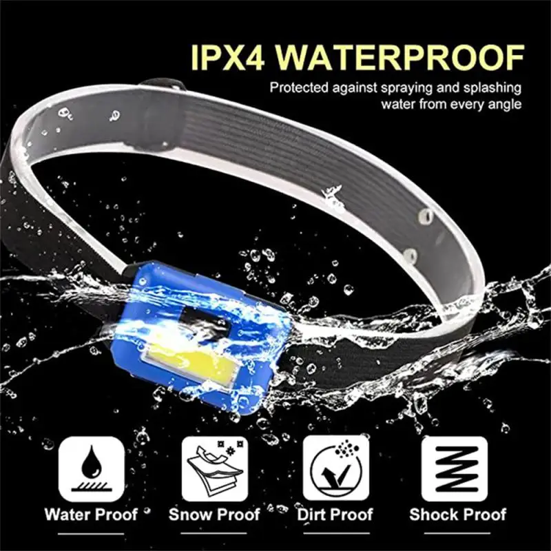 Mini Headlamps Portable COB LED Headlight with 3 Modes Outdoor Mini Head Lamp for Camping Hiking Fishing Adventure Cycling
Mini Headlamps Portable COB LED Headlight with 3 Modes Outdoor Mini Head Lamp for Camping Hiking Fishing Adventure Cycling