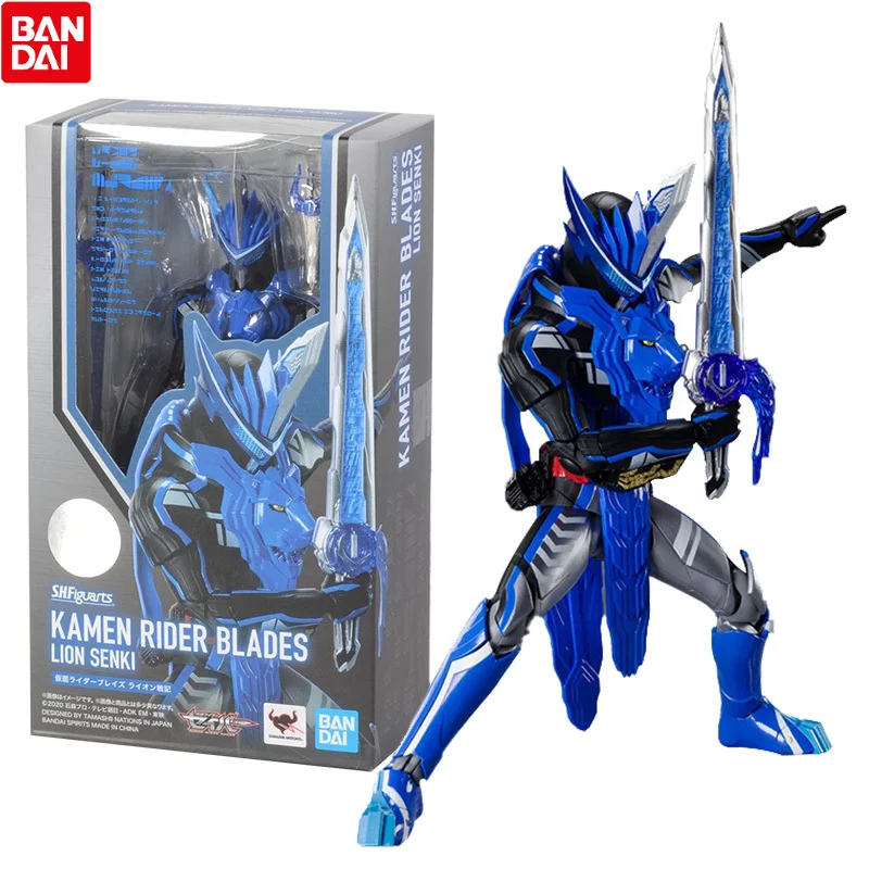 Bandai Genuine Kamen Rider Anime Figure S.H.Figuarts Blades Lion Senki Collection Model Anime Action Figure Toys for Children
Bandai Genuine Kamen Rider Anime Figure S.H.Figuarts Blades Lion Senki Collection Model Anime Action Figure Toys for Children