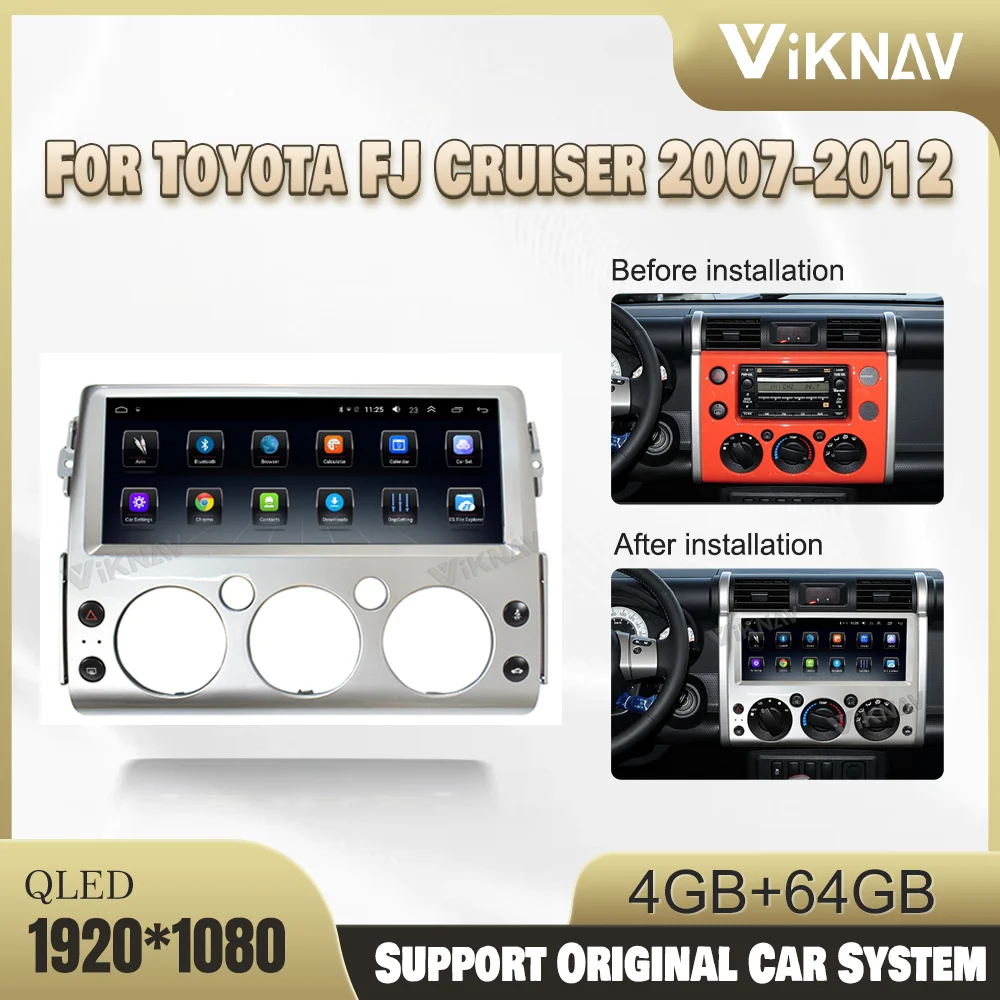 Автомобильное радио 8 ядер 64 Гб 12,3 дюйма для Toyota FJ Cruiser 2007-2012 оригинальная автомобильная функция 1080P HD-навигация GPS автомобильный аксессуар
Автомобильное радио 8 ядер 64 Гб 12,3 дюйма для Toyota FJ Cruiser 2007-2012 оригинальная автомобильная функция 1080P HD-навигация GPS автомобильный аксессуар