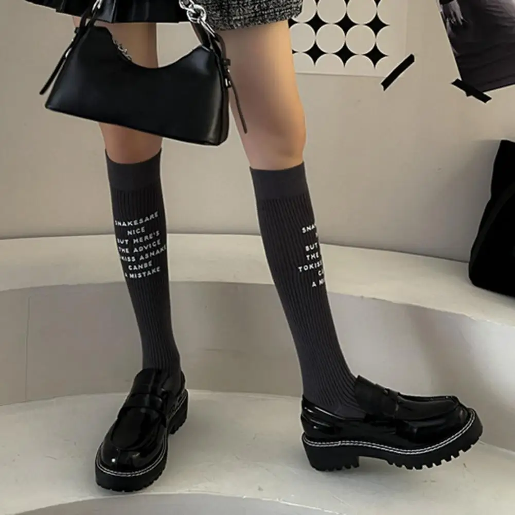 New Arrival !1 Pair Japanese JK Socks Knee-length Letter Stamping Knitted Breathable Autumn Winter Long Socks for Outdoor
New Arrival !1 Pair Japanese JK Socks Knee-length Letter Stamping Knitted Breathable Autumn Winter Long Socks for Outdoor