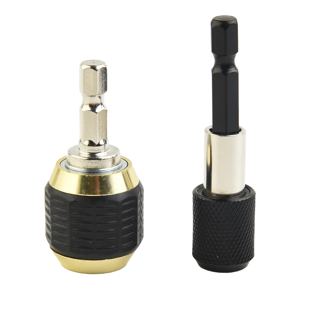 2pcs 1/4" Hex Shank Keyless Drill Chuck Driver Convertor Adapter Drill Bit Tool Convertor Adapter
2pcs 1/4" Hex Shank Keyless Drill Chuck Driver Convertor Adapter Drill Bit Tool Convertor Adapter