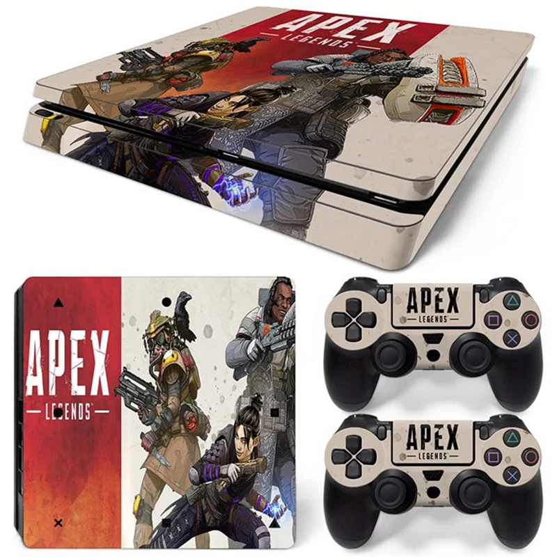 Тонкая виниловая наклейка APEX GAME PS4, наклейка для консоли ps4 Slim, 2 контроллера
Тонкая виниловая наклейка APEX GAME PS4, наклейка для консоли ps4 Slim, 2 контроллера