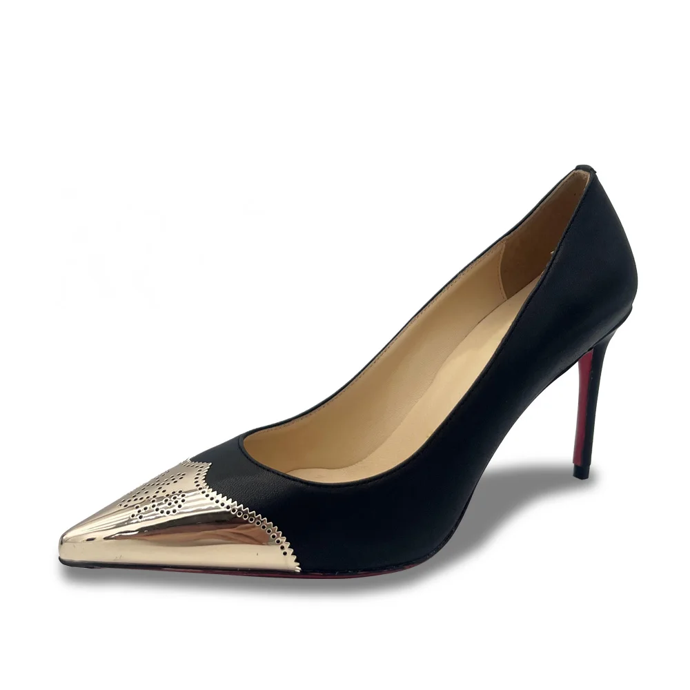 Luxury Designer Pumps High Heels Red Bottom Gold Pointed Toe Stiletto Heels Sexy Women Party Wedding Dress Shoes
Luxury Designer Pumps High Heels Red Bottom Gold Pointed Toe Stiletto Heels Sexy Women Party Wedding Dress Shoes