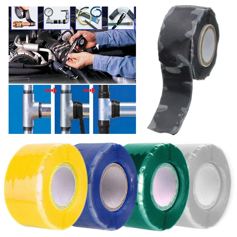 Waterproof Tape Silicone Tape Pipe Repair Patch Rubber Seal Stop Leaks WaterProof Strong Super High Pressure Resistant Tape Seal
Waterproof Tape Silicone Tape Pipe Repair Patch Rubber Seal Stop Leaks WaterProof Strong Super High Pressure Resistant Tape Seal