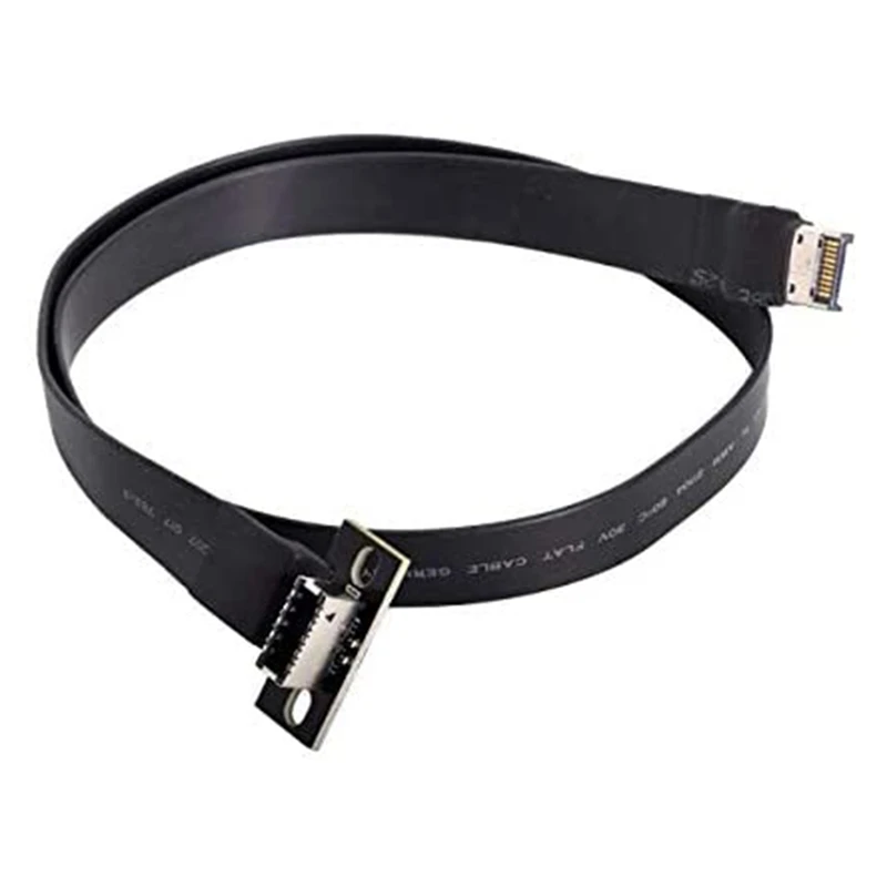 Разъем передней панели USB 3,1 штекер-гнездо Тип-E кабель для передачи данных для материнской платы 50 см 
Разъем передней панели USB 3,1 штекер-гнездо Тип-E кабель для передачи данных для материнской платы 50 см