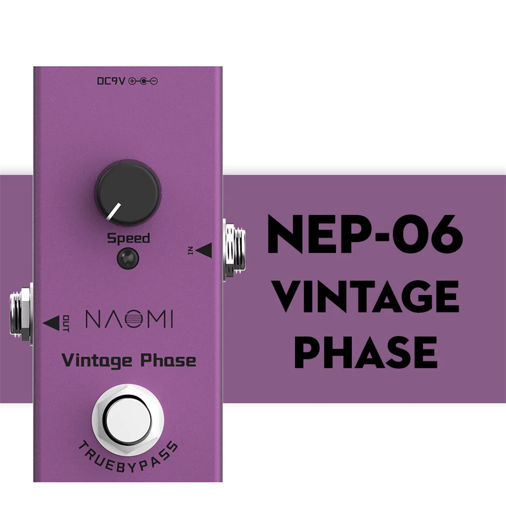 Electric Guitar Effects Pedal VINTAGE PHASE Mini Single DC 9V NEP-06 Aluminum Alloy Musical Instruments Parts Accessories
Electric Guitar Effects Pedal VINTAGE PHASE Mini Single DC 9V NEP-06 Aluminum Alloy Musical Instruments Parts Accessories