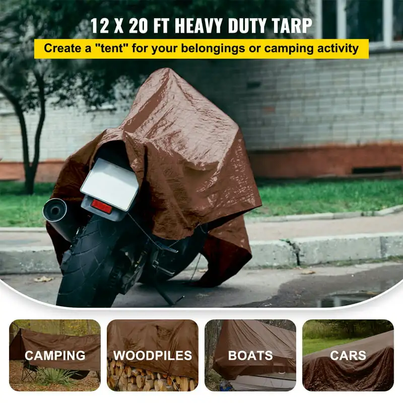 Free shipping Duty Tarp, 12 x 20 ft 16 Mil Thick, Waterproof Multi- Outdoor Cover, Rip and Tear Proof PE Tarpaulin with Reinforc
Free shipping Duty Tarp, 12 x 20 ft 16 Mil Thick, Waterproof Multi- Outdoor Cover, Rip and Tear Proof PE Tarpaulin with Reinforc
