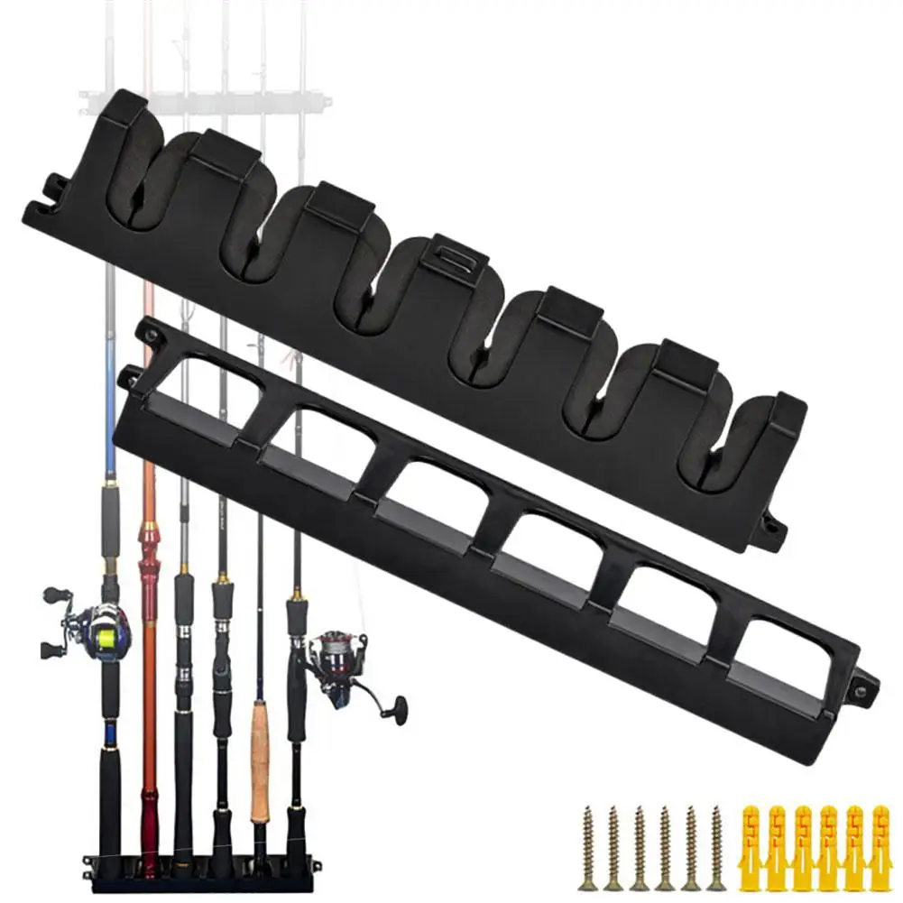6-hole Fishing Rod Storage Rack Wall-mounted Holder Storage Bracket For Thick Fishing Rods Hand Rods Nets Dropship
6-hole Fishing Rod Storage Rack Wall-mounted Holder Storage Bracket For Thick Fishing Rods Hand Rods Nets Dropship