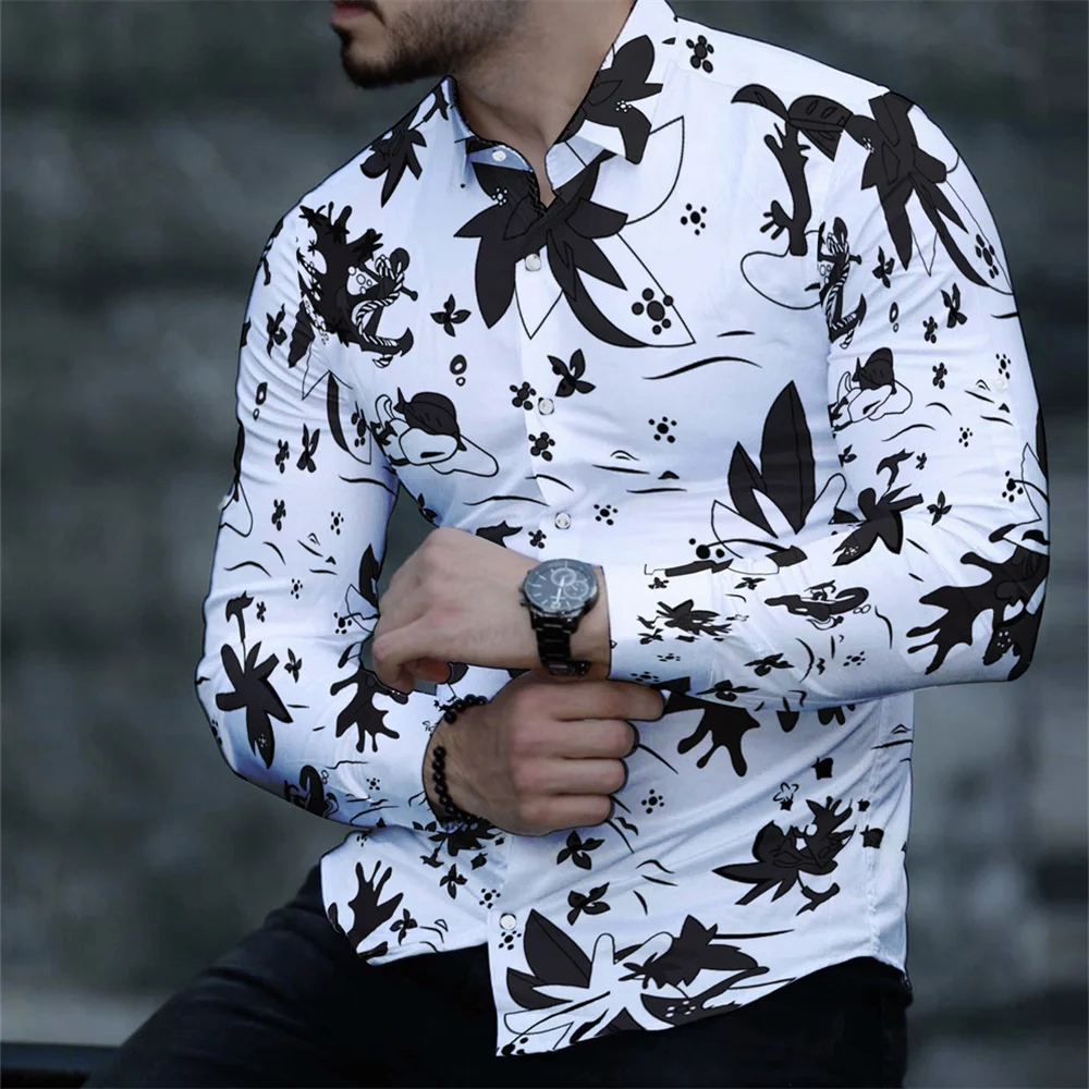 Luxury Fashion Casual Cool 3d Digital Printing Men's Shirts 2022 Spring Fall New Long Sleeve Turndown Collar Tops Blouse for Men
Luxury Fashion Casual Cool 3d Digital Printing Men's Shirts 2022 Spring Fall New Long Sleeve Turndown Collar Tops Blouse for Men