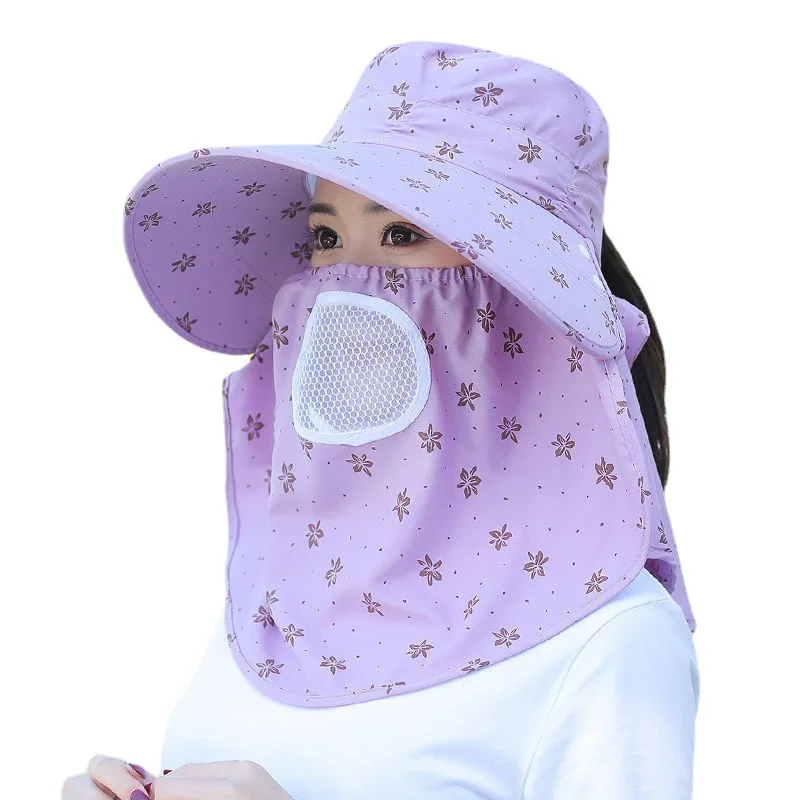 Women's Outdoor Summer Sun Hat Removable veil Big Brimmed hat Cycling Doing Farm Work Sun Protection UV Protection Face Sun Hat
Women's Outdoor Summer Sun Hat Removable veil Big Brimmed hat Cycling Doing Farm Work Sun Protection UV Protection Face Sun Hat