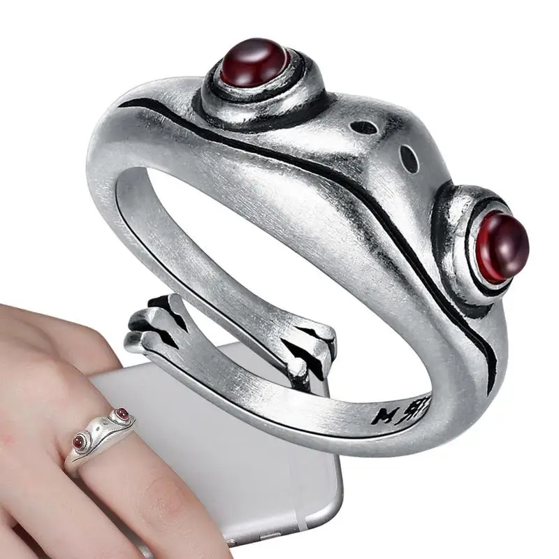 Adjustable Frog Ring Frog Open Rings For Women Vintage Cute Animal Finger Ring Fashion Party Jewelry Gifts For Women Teen Girls
Adjustable Frog Ring Frog Open Rings For Women Vintage Cute Animal Finger Ring Fashion Party Jewelry Gifts For Women Teen Girls