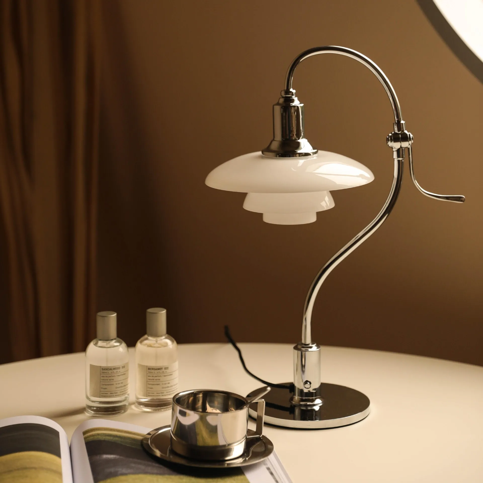 Vintage Table Lamp Danish Designer PH Glass Table Lamps For Living Room Bedroom Study Desk Decor Light Nordic Home Bedside Lamp
Vintage Table Lamp Danish Designer PH Glass Table Lamps For Living Room Bedroom Study Desk Decor Light Nordic Home Bedside Lamp