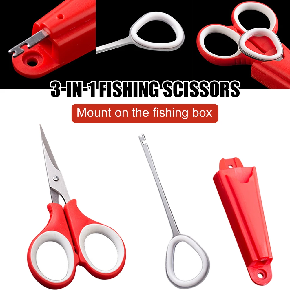 New High Quality 3 in 1 Fishing Scissors Set with Decoupling Extractor Portable Fishing Braided Line Cutter Fishing Tackle
New High Quality 3 in 1 Fishing Scissors Set with Decoupling Extractor Portable Fishing Braided Line Cutter Fishing Tackle