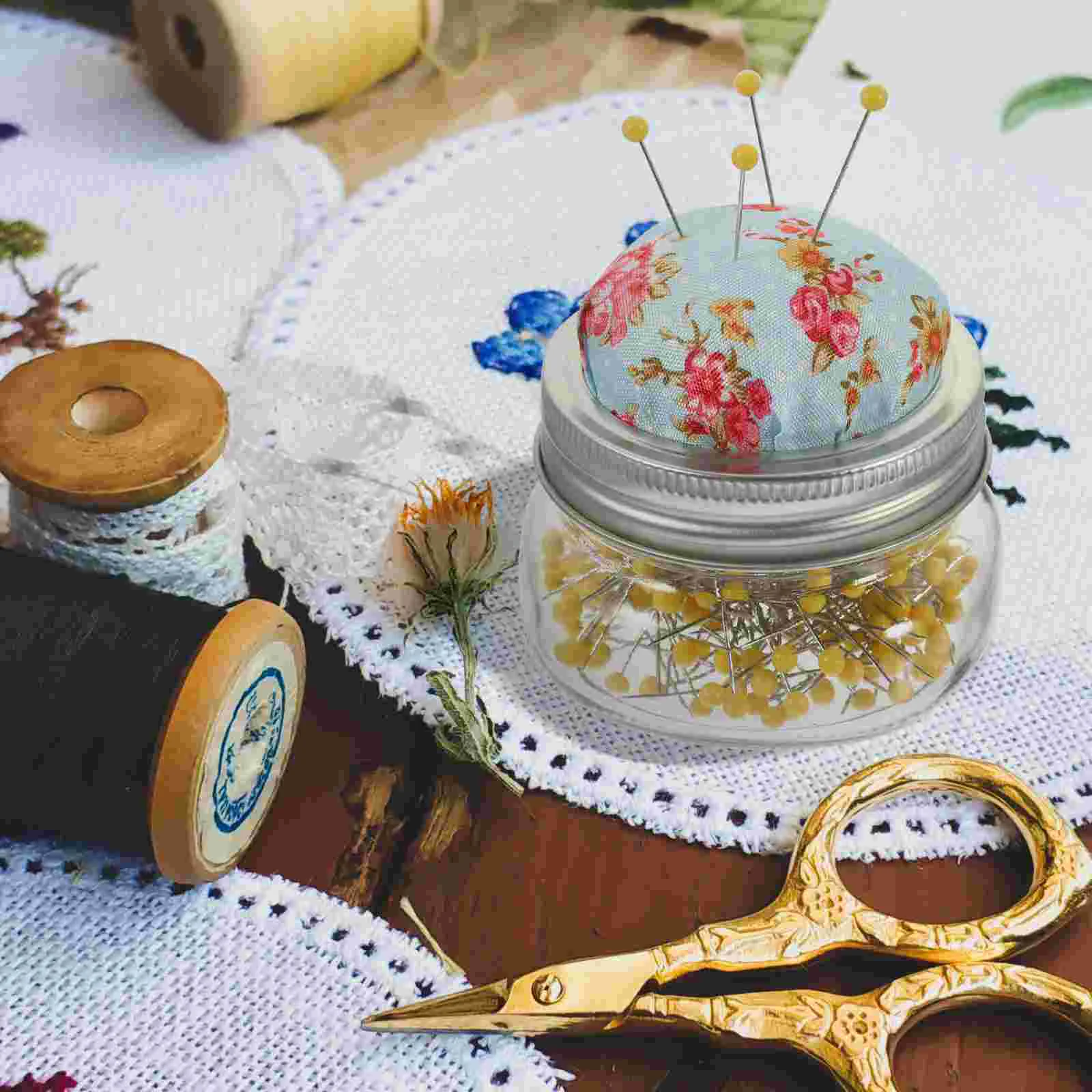 Crochet Needle Kit Sewing Box Set Pin Holder DIY Crafts Head Holders Glass Bottle Quilting Cushion
Crochet Needle Kit Sewing Box Set Pin Holder DIY Crafts Head Holders Glass Bottle Quilting Cushion