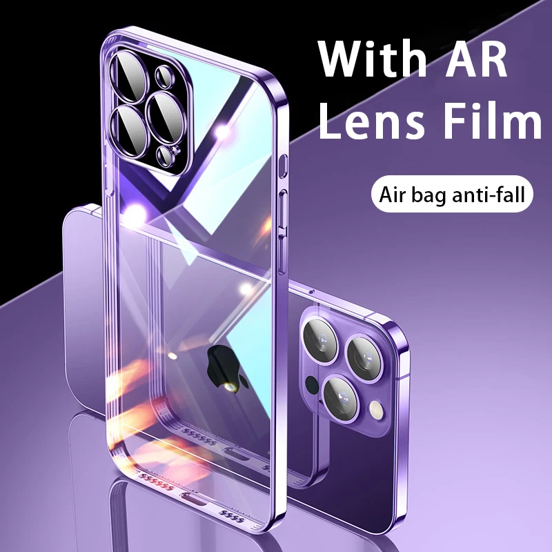 Iphone 11 13 14 Pro Max 12 Mini X XS XR 7 8 Plus Phone Case Plating Full Lens Cover Protection Anti-fall Soft TPU Clear Case
Iphone 11 13 14 Pro Max 12 Mini X XS XR 7 8 Plus Phone Case Plating Full Lens Cover Protection Anti-fall Soft TPU Clear Case