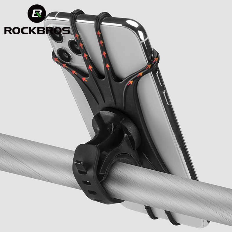 ROCKBROS Universal Elastic Silicone Mount Phone Holder Stand Riding Cycling Bicycle MTB Bike Phone DVR GPS Support Bracket
ROCKBROS Universal Elastic Silicone Mount Phone Holder Stand Riding Cycling Bicycle MTB Bike Phone DVR GPS Support Bracket