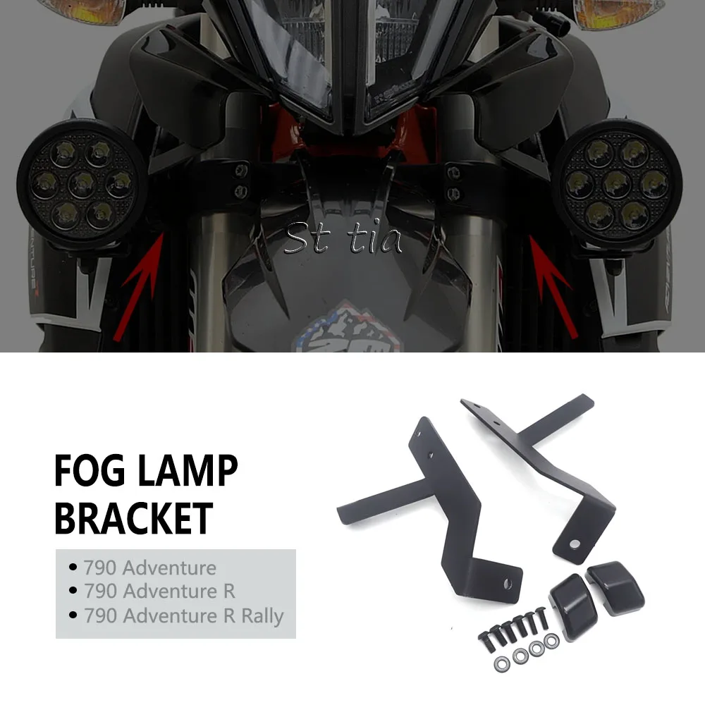 NEW Motorcycle Fog lamp Spotlight Bracket Holder Spot Light Mount FOR 790 Adventure & 790 Adventure R 2019 2020 2021 ADV
NEW Motorcycle Fog lamp Spotlight Bracket Holder Spot Light Mount FOR 790 Adventure & 790 Adventure R 2019 2020 2021 ADV