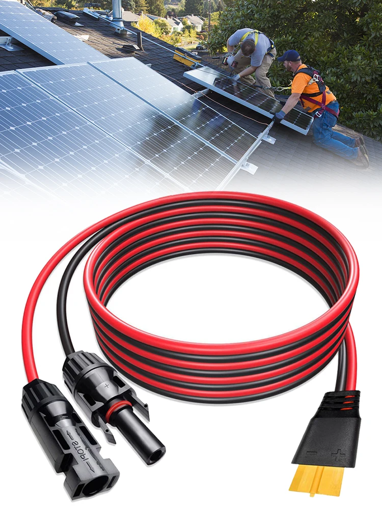 XT60 Adapter To Solar Plug Socket Extension Charging Cable Wire 12AWG Solar PV Wires Connectors Solar Panel Extension Cable
XT60 Adapter To Solar Plug Socket Extension Charging Cable Wire 12AWG Solar PV Wires Connectors Solar Panel Extension Cable