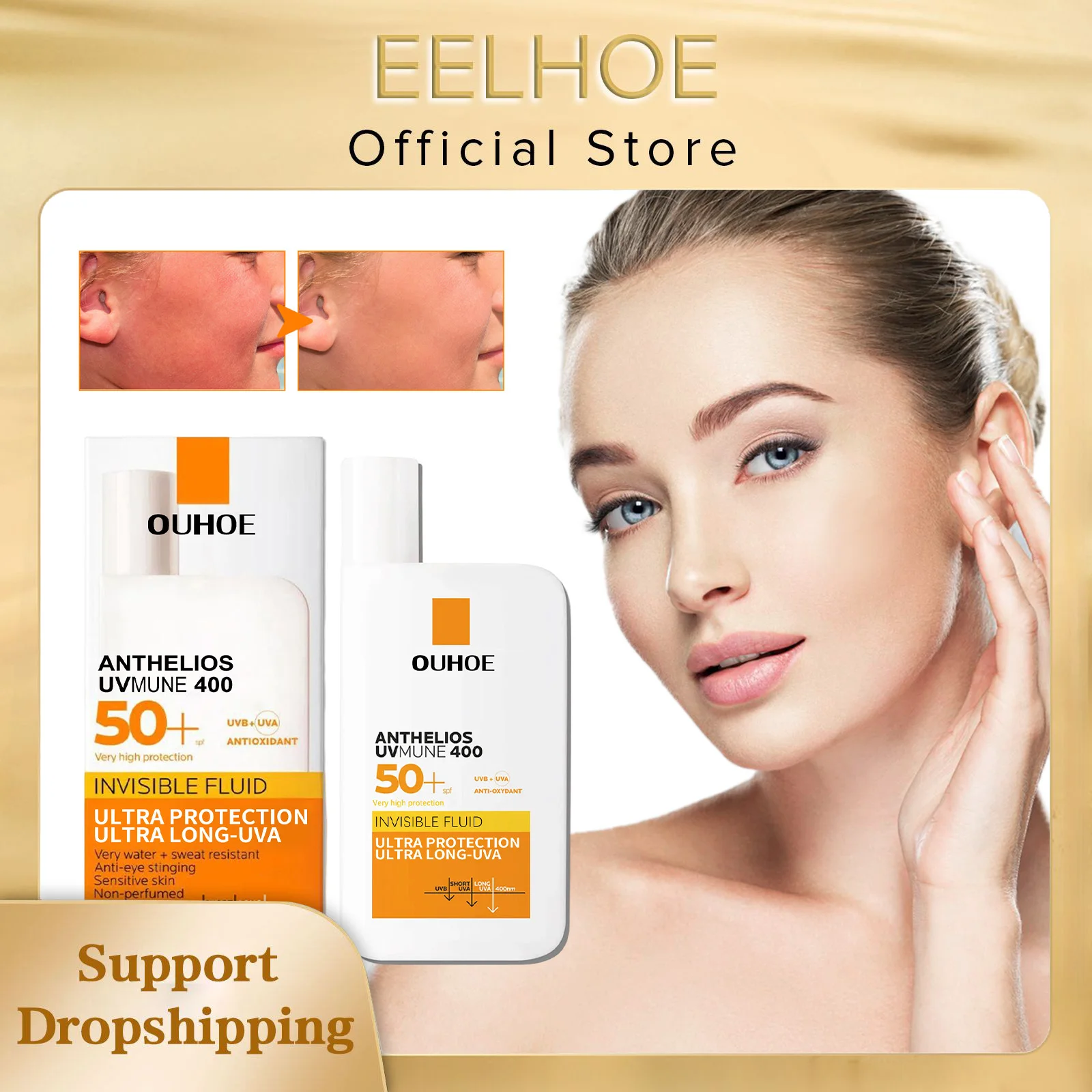 Facial Body Sunscreen Cream Sun Block Original Anthelios Spf50 Gel Isolation Lotion Anti Sun Long Lasting Bleaching Sun Cream
Facial Body Sunscreen Cream Sun Block Original Anthelios Spf50 Gel Isolation Lotion Anti Sun Long Lasting Bleaching Sun Cream
