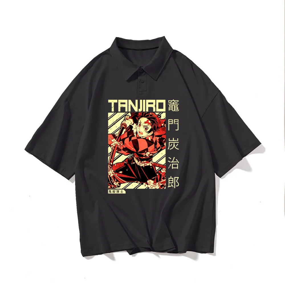 Demon Slayer Polo Shirts Men's Shirt Anime T Shirts Male T-shirt Short Sleeve Tee Men Casual Top Summmer Streetwear T-shirts
Demon Slayer Polo Shirts Men's Shirt Anime T Shirts Male T-shirt Short Sleeve Tee Men Casual Top Summmer Streetwear T-shirts