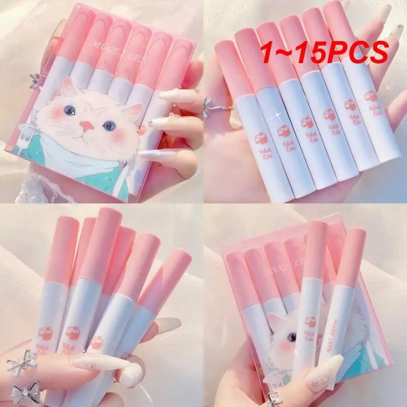 1~15PCS 5/6 Lip Gloss Set Matte Velvet Plump Lip Makeup Waterproof Non-stick Cup Long Lasting Lip Glaze Girl Gift Box Cosmetics
1~15PCS 5/6 Lip Gloss Set Matte Velvet Plump Lip Makeup Waterproof Non-stick Cup Long Lasting Lip Glaze Girl Gift Box Cosmetics