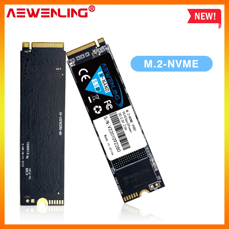 AEWENLING M.2 SSD M2 256gb PCIe NVME 128GB 512GB 1TB Solid State Disk 2280 Internal Hard Drive HDD for Laptop Desktop MSI Asro64
AEWENLING M.2 SSD M2 256gb PCIe NVME 128GB 512GB 1TB Solid State Disk 2280 Internal Hard Drive HDD for Laptop Desktop MSI Asro64